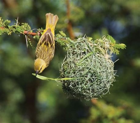  The Weaver Bird's Nest - Un tapestry vibrante que desafía la realidad